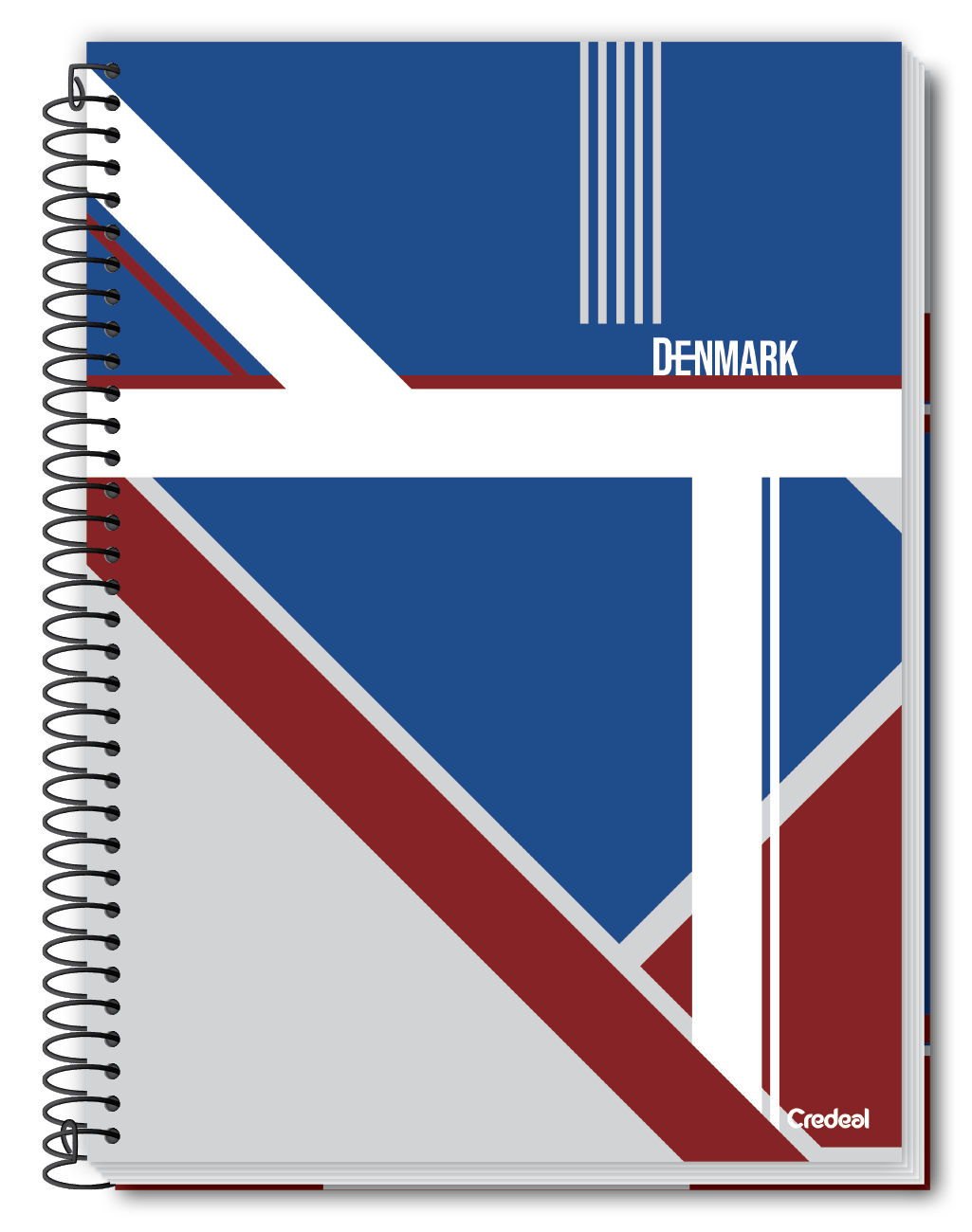 Denmark - Caderno Espiral