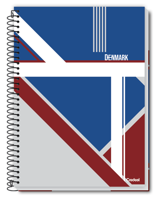 Denmark - Caderno Espiral