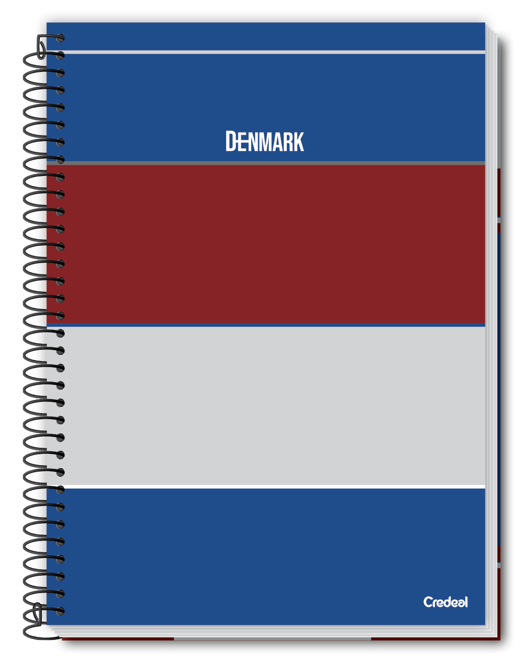 Denmark - Caderno Espiral