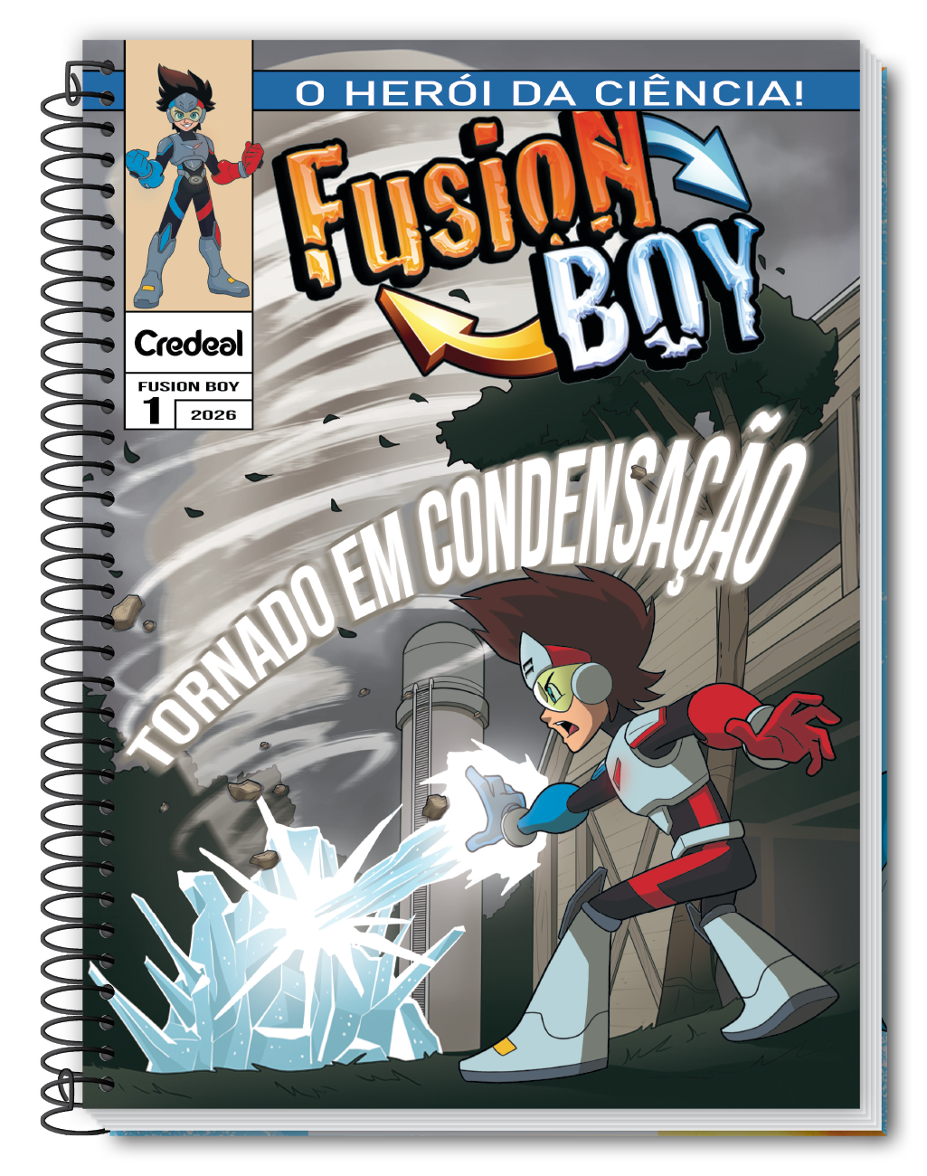 Fusion Boy - Caderno Espiral