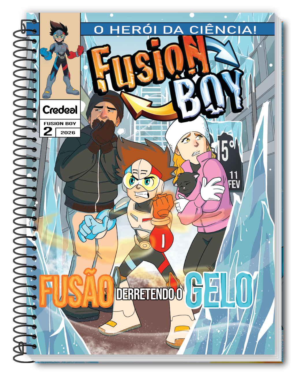 Fusion Boy - Caderno Espiral