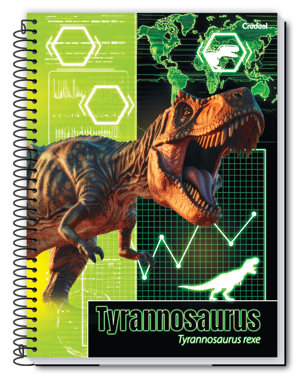Super Dino - Caderno Espiral