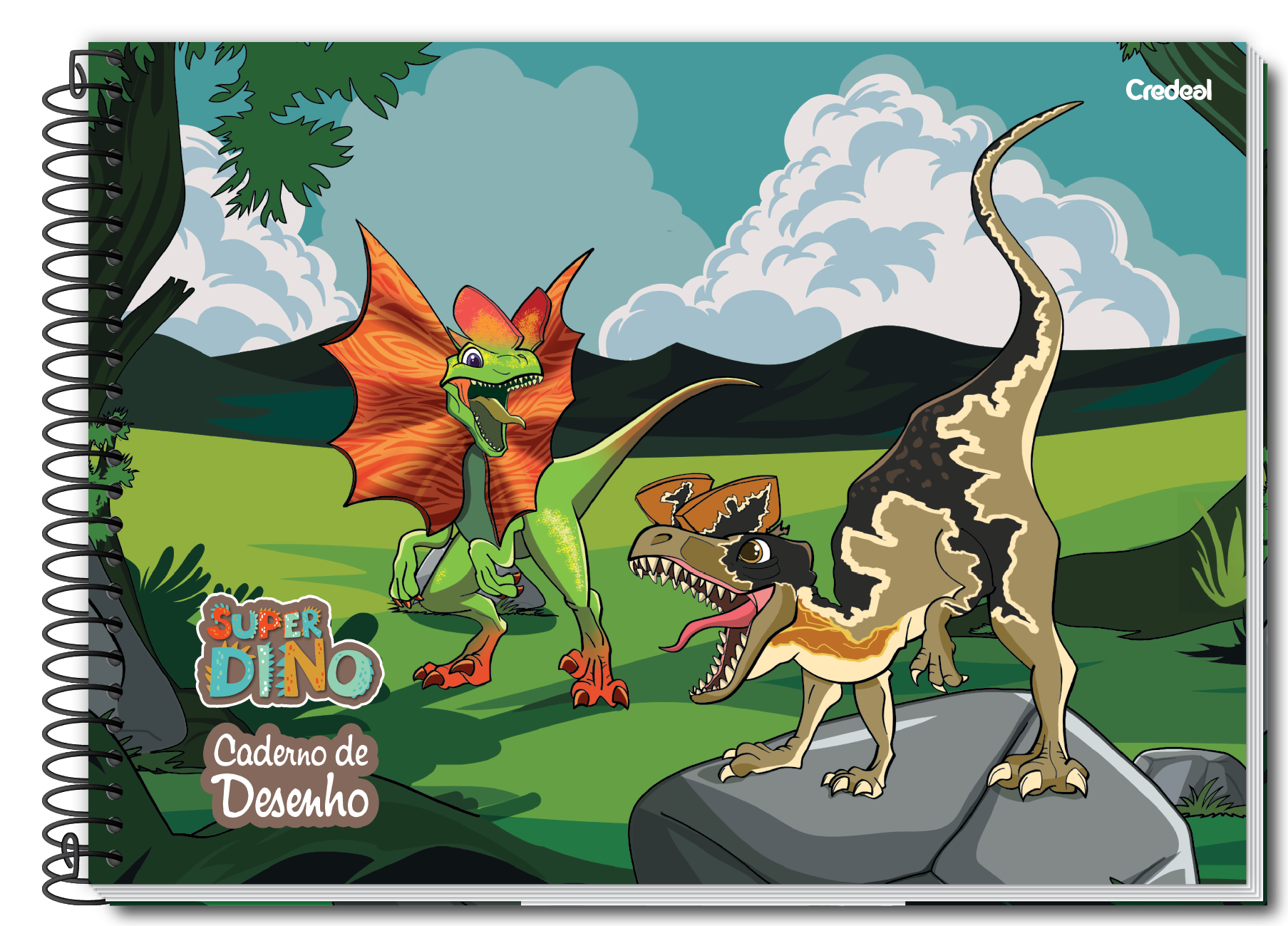 Super Dino - Caderno de Desenho