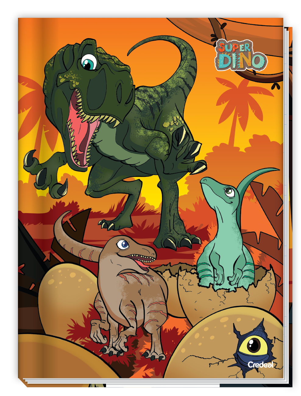 Super Dino - Caderno Costurado