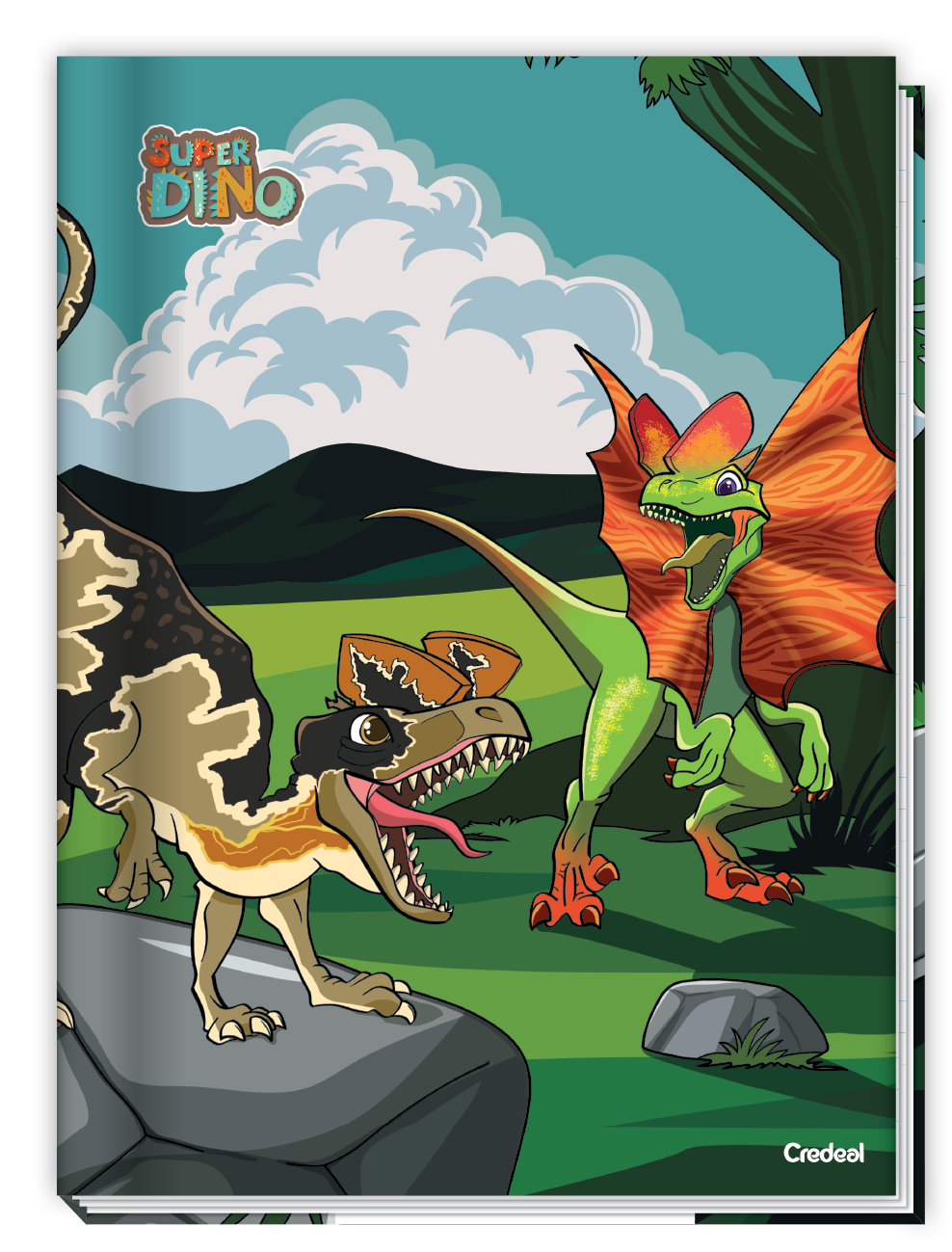 Super Dino - Caderno Costurado