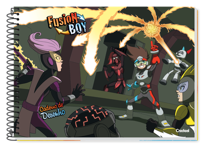 Fusion Boy - Caderno de Desenho