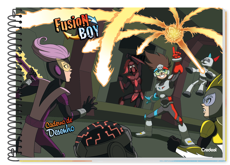 Fusion Boy - Caderno de Desenho