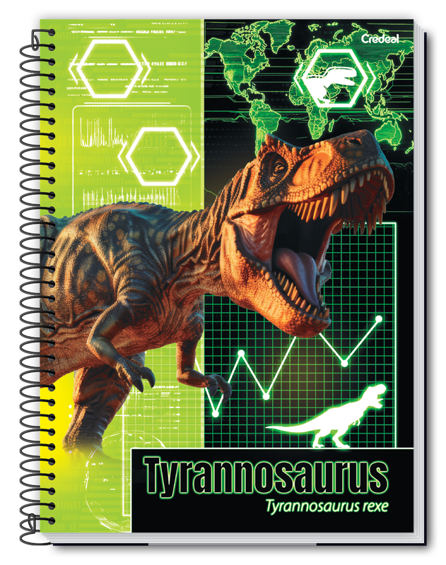Super Dino - Caderno Espiral