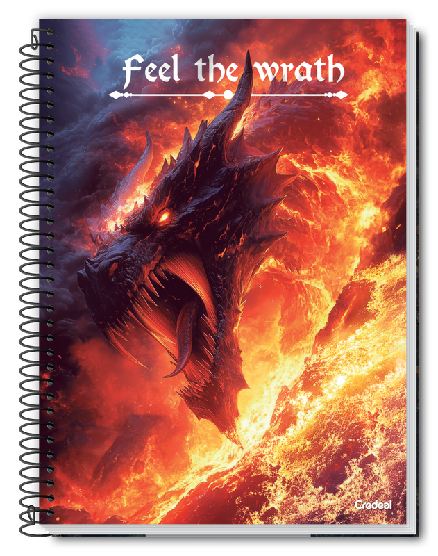 Aventura Com Dragões - Caderno Espiral