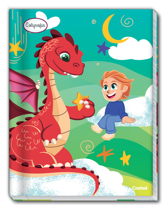 Aventura com Dragões - Caderno de Caligrafia