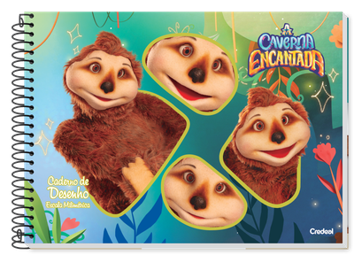 A Caverna Encantada - Caderno de Desenho