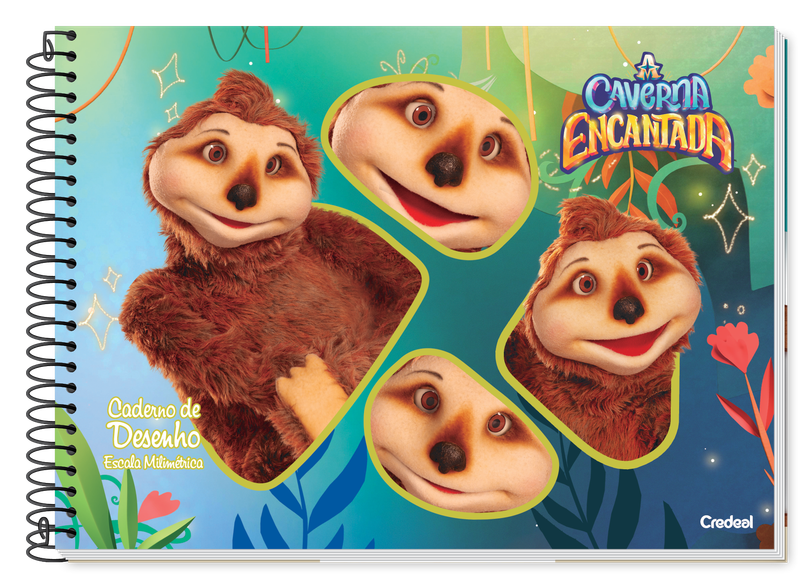 A Caverna Encantada - Caderno de Desenho