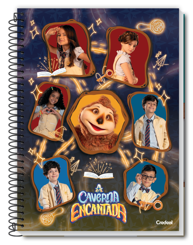 A Caverna Encantada - Caderno Espiral A Caverna Encantada - Caderno Espiral