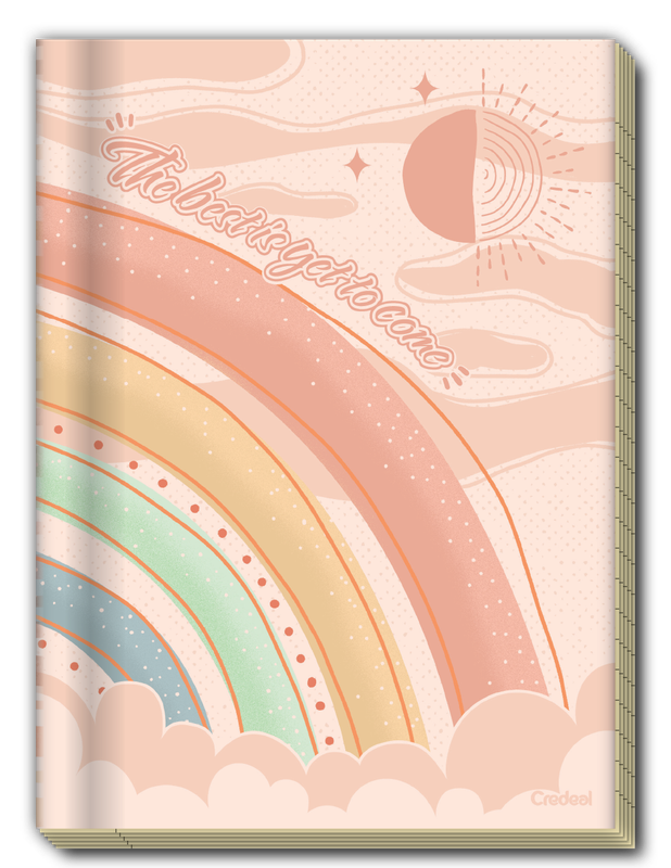 Arco-Íris - Caderno Grampeado