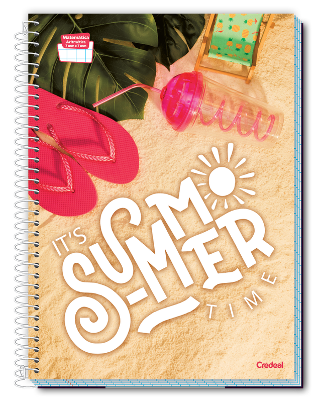 My Collection Feminina - Caderno Aritmético Espiral My Collection Feminina - Caderno Aritmético Espiral