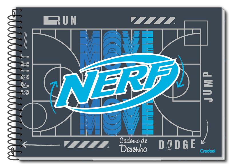 Nerf Light - Caderno de Desenho