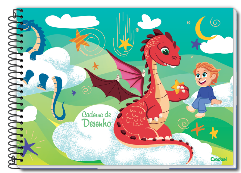 Aventura Com Dragões - Caderno de Desenho