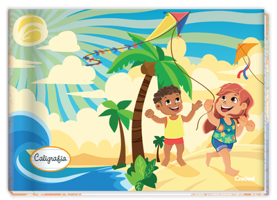 Turma da Lala - Caderno de Caligrafia 1/4 Costurado