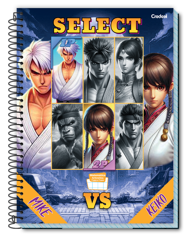 My Collection Masculina - Caderno Aritmético Espiral My Collection Masculina - Caderno Aritmético Espiral