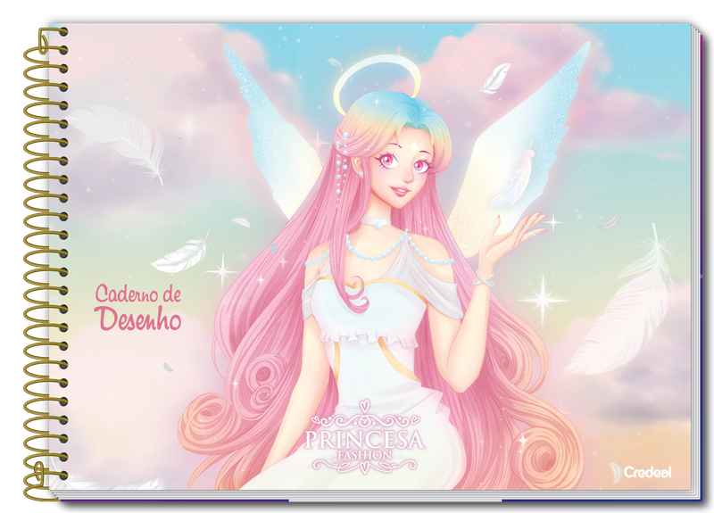 Princesa Fashion - Caderno Desenho