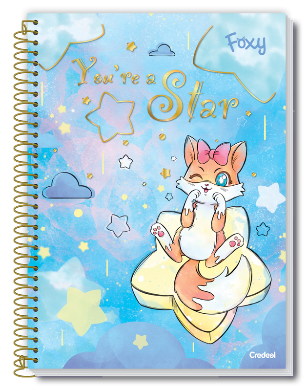 Foxy Teen - Caderno Espiral