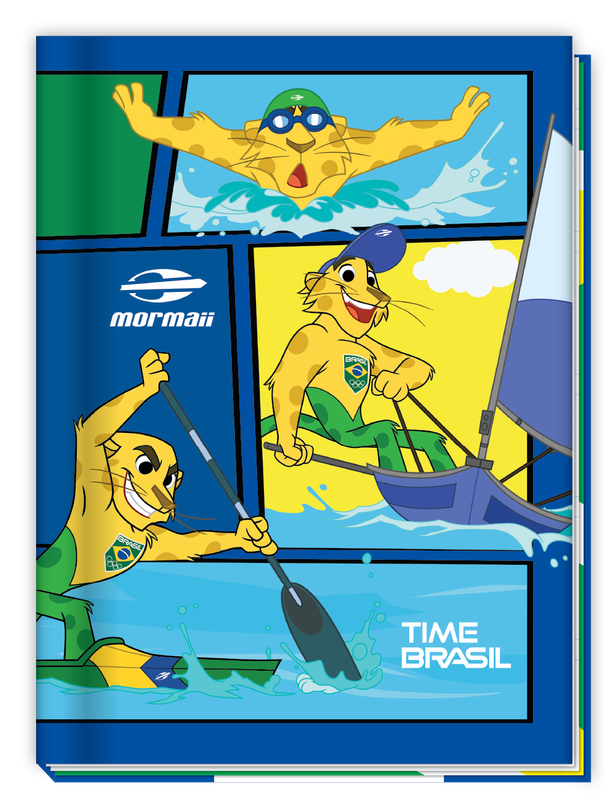 Time Brasil Mormaii - Caderno Costurado Time Brasil Mormaii - Caderno Costurado