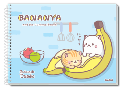 Bananya - Caderno de Desenho Bananya - Caderno de Desenho
