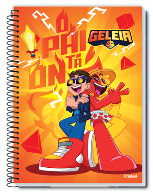 Geleia e Robin - Caderno Espiral Geleia e Robin - Caderno Espiral