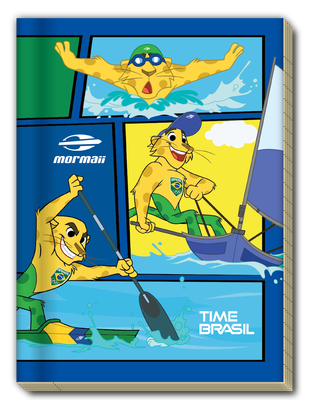 Time Brasil Mormaii - Caderno Grampeado Time Brasil Mormaii - Caderno Grampeado