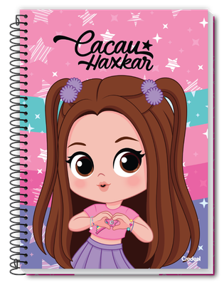 Cacau Haxkar - Caderno Espiral Cacau Haxkar - Caderno Espiral