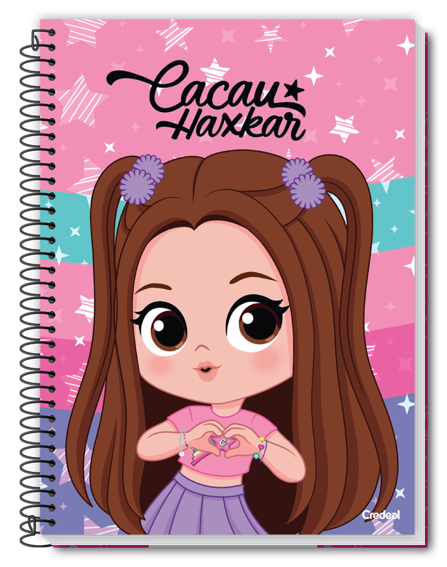 Cacau Haxkar - Caderno Espiral