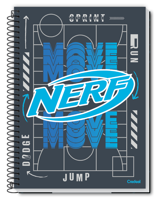 Nerf Light - Caderno Espiral