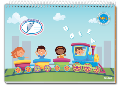 Minhas Primeiras Letras - Caderno de Desenho Espiral