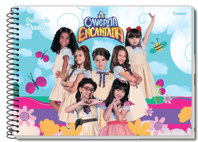 Caverna Encantada - Caderno de Desenho