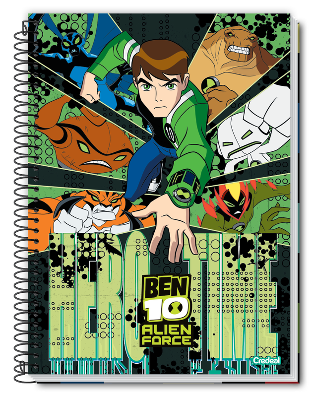 Ben 10 E Hora Da Aventura Light - Caderno Espiral