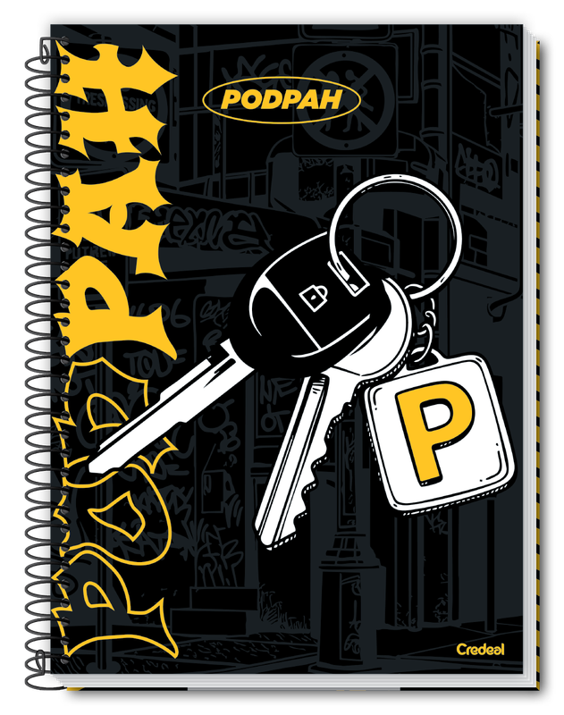 Pod Pah - Caderno Espiral