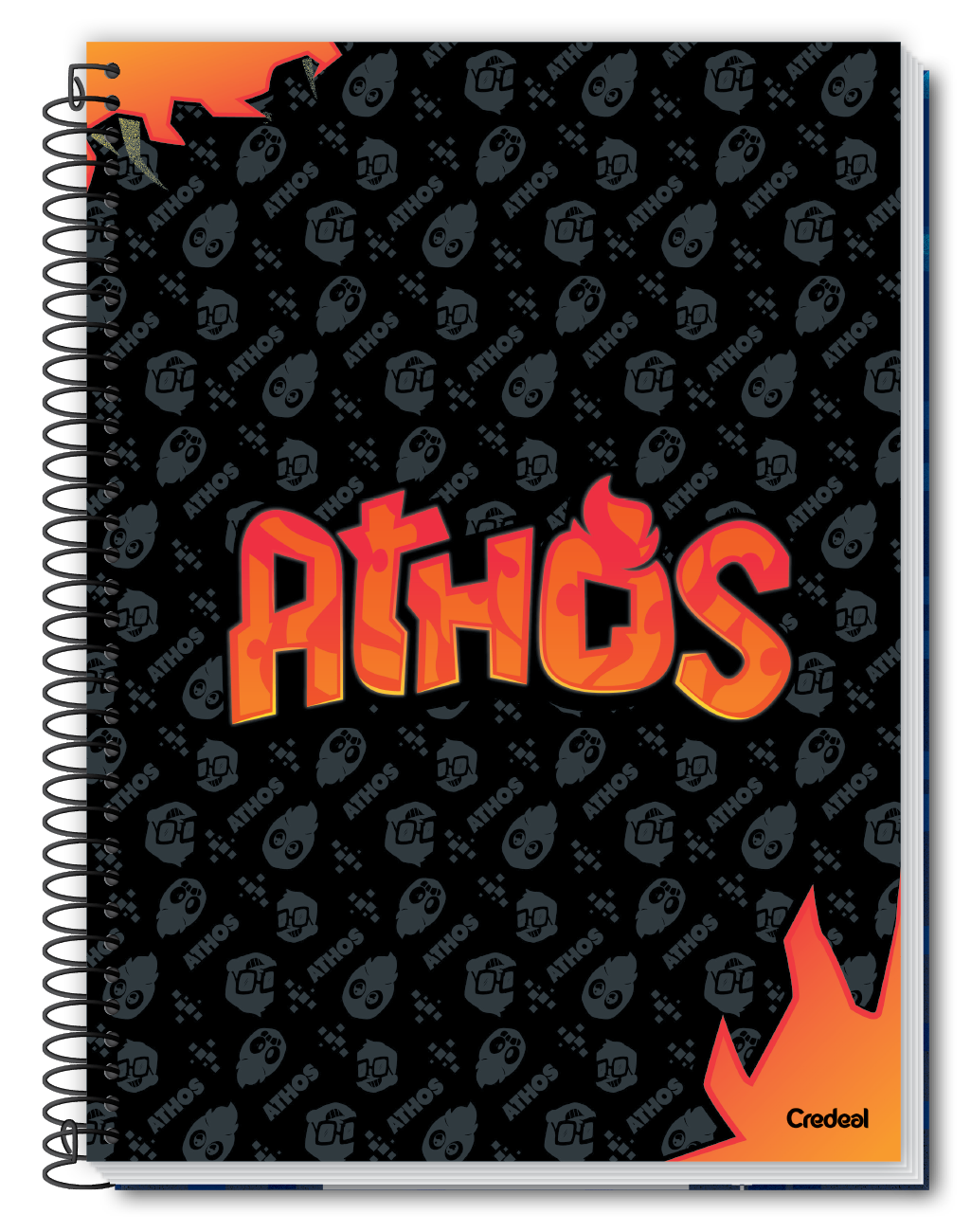 Athos e Problems  - Caderno Espiral