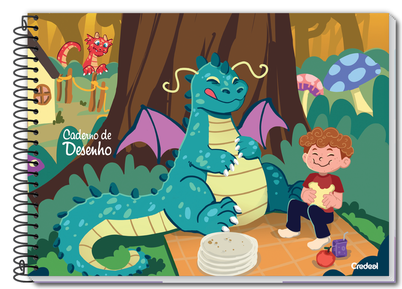 Aventura Com Dragões - Caderno de Desenho