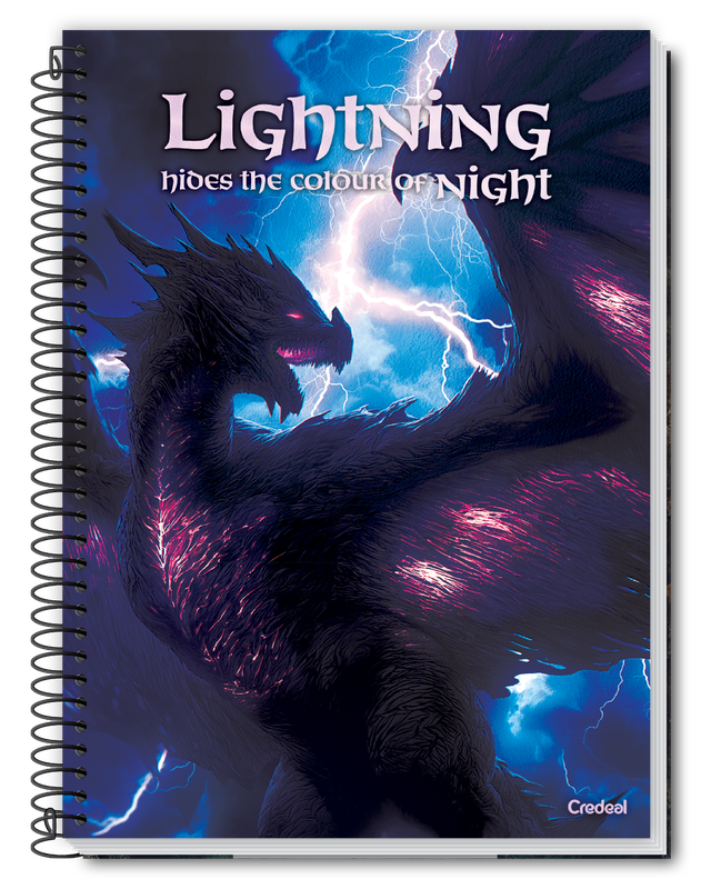 Aventura Com Dragões - Caderno Espiral