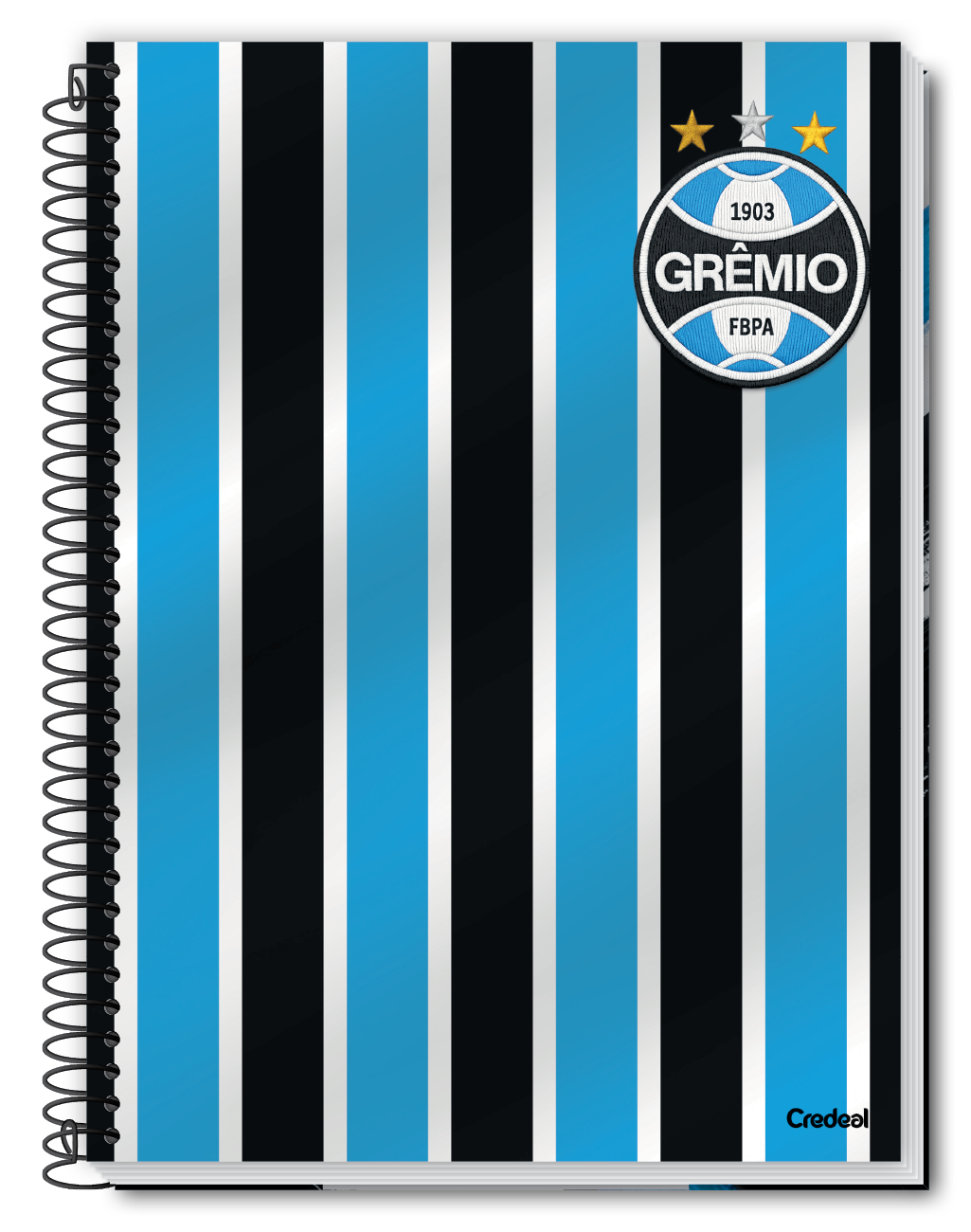 Grêmio  Light - Caderno Espiral