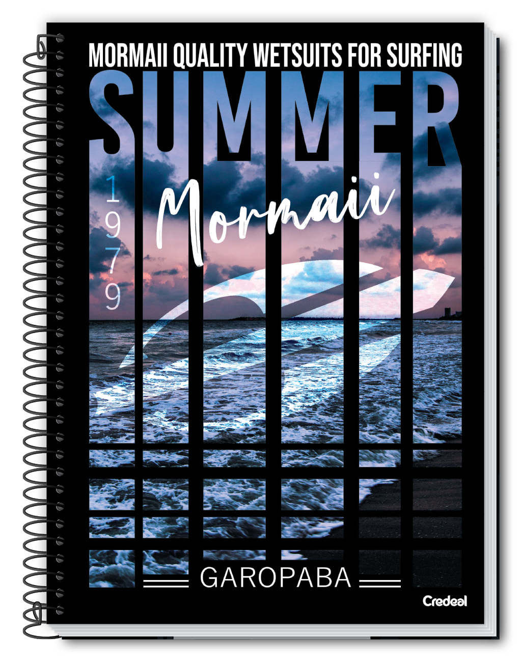 Mormaii Masculina - Caderno Espiral