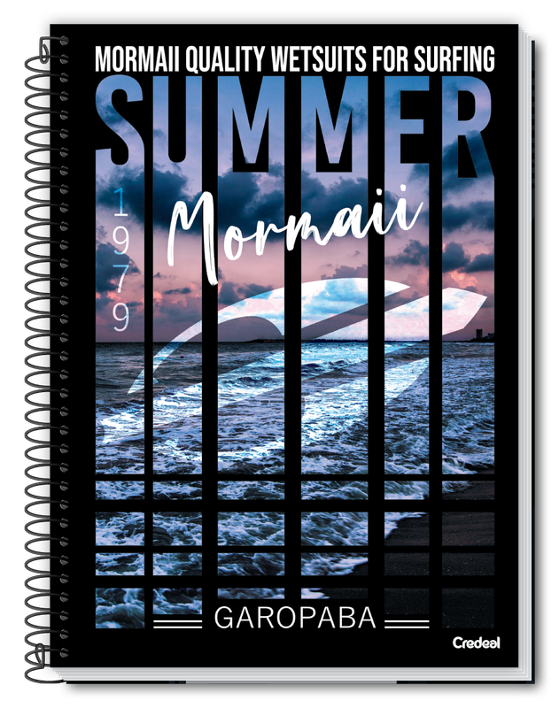 Mormaii Masculina - Caderno Espiral Mormaii Masculina - Caderno Espiral
