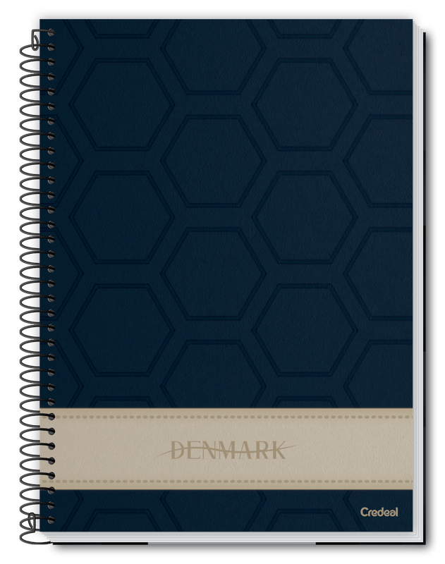Denmark - Caderno Espiral Denmark - Caderno Espiral