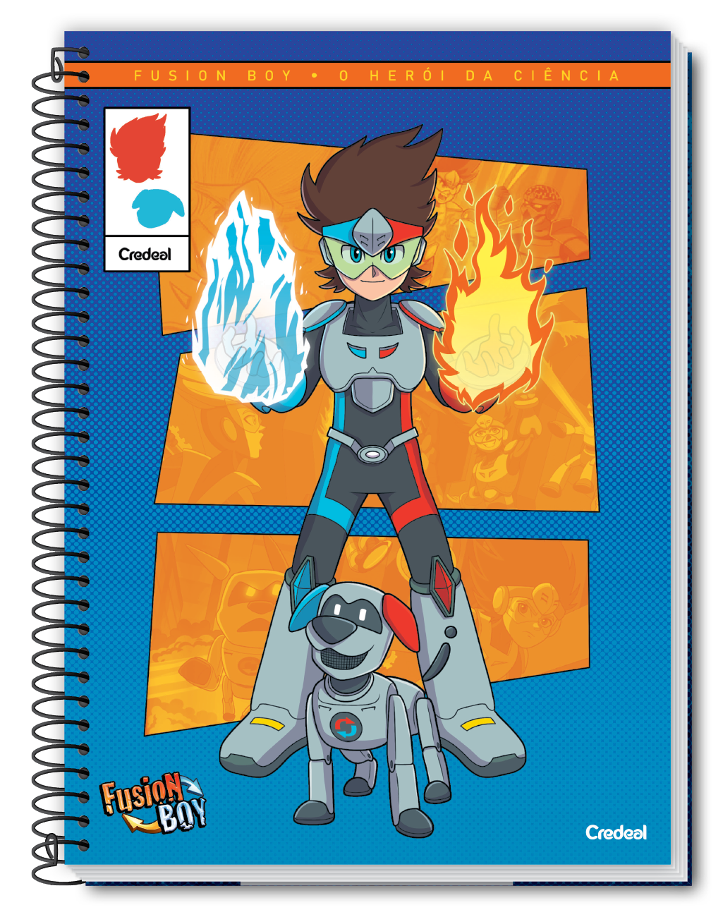 Fusion Boy - Caderno Espiral
