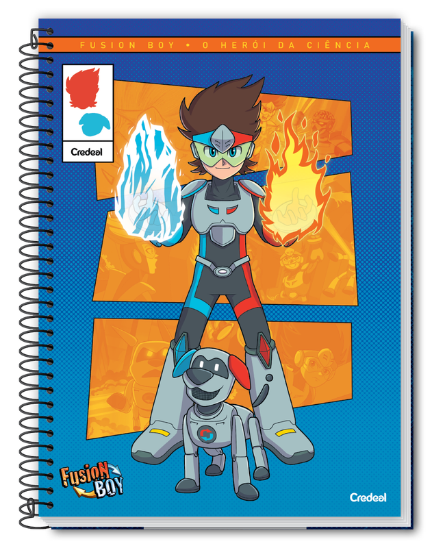 Fusion Boy - Caderno Espiral Fusion Boy - Caderno Espiral