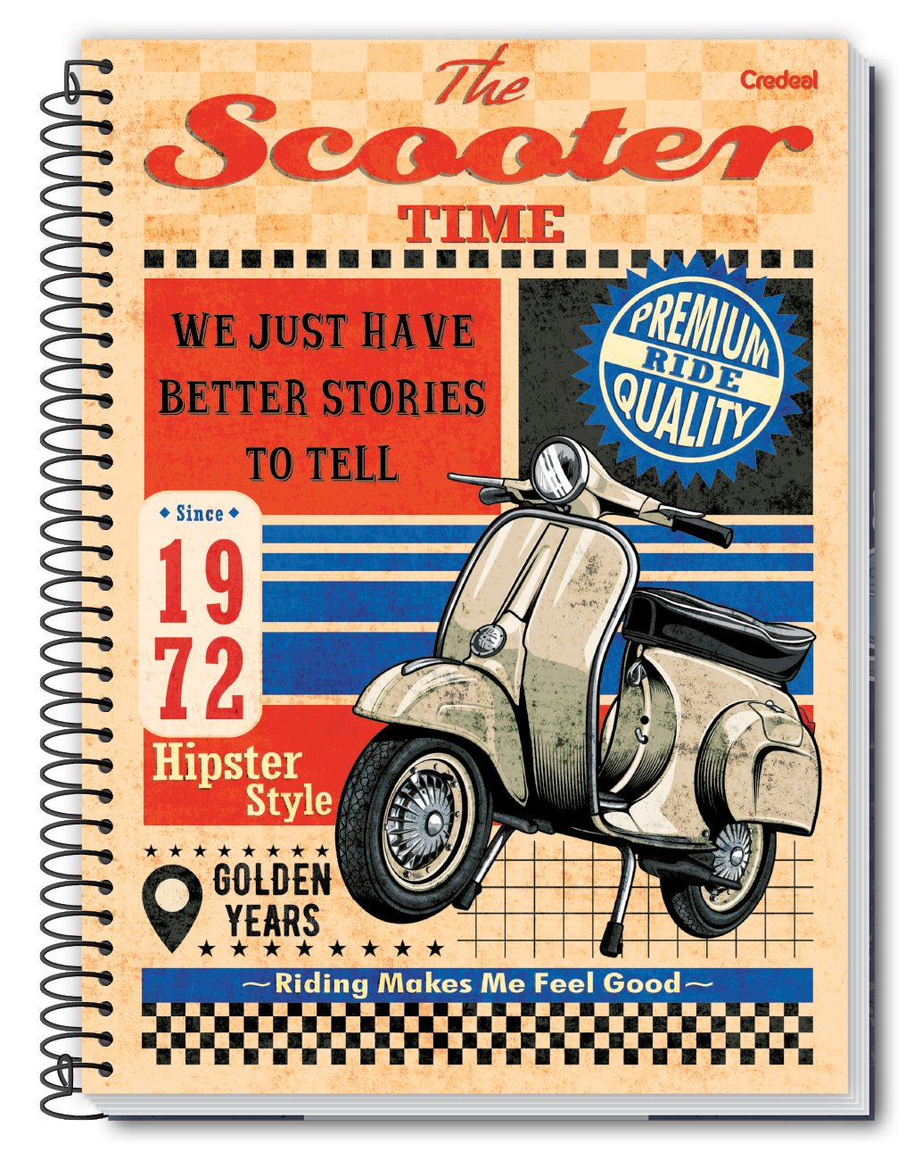 Golden Years - Caderno Espiral