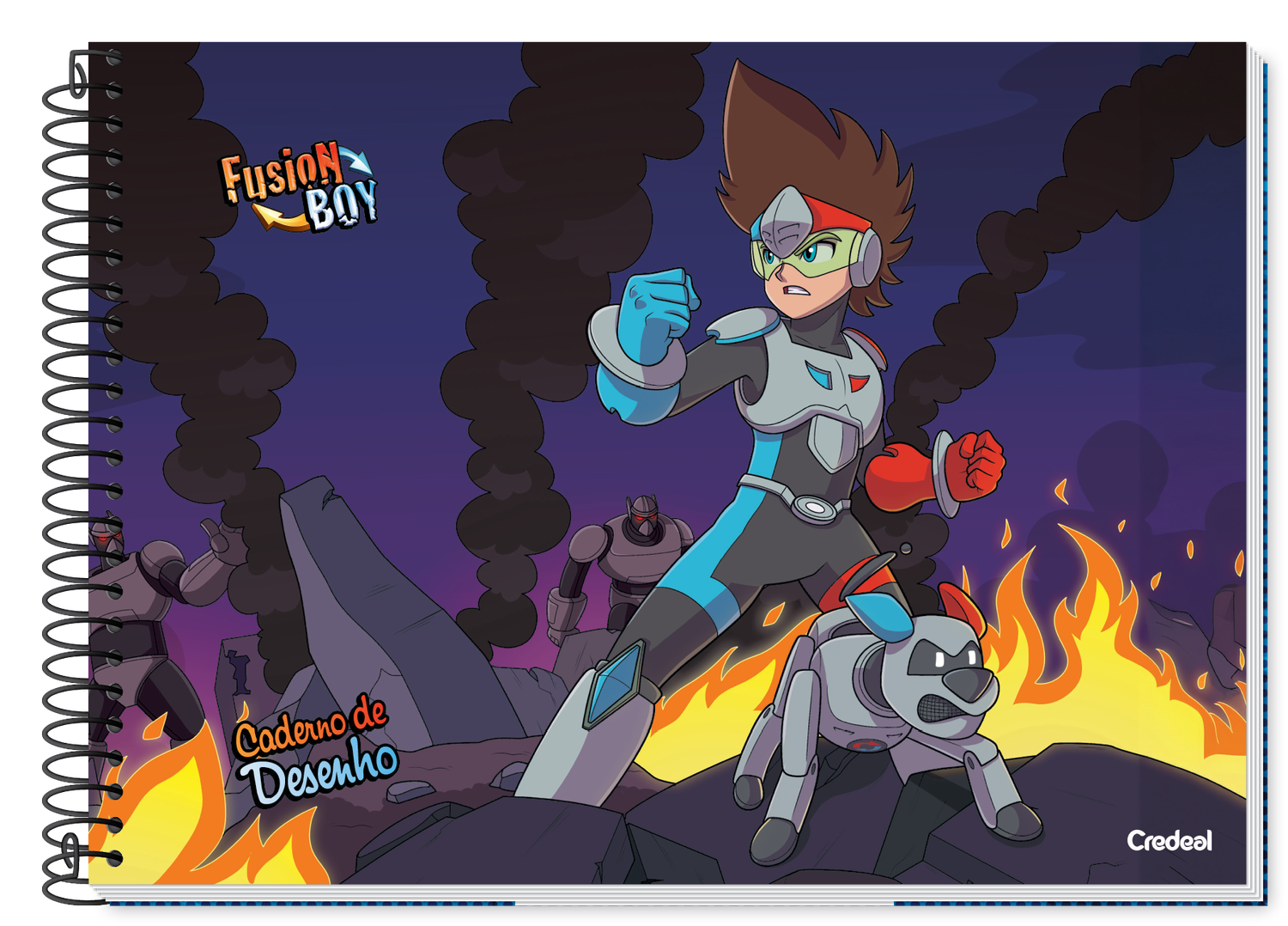 Fusion Boy - Caderno de Desenho