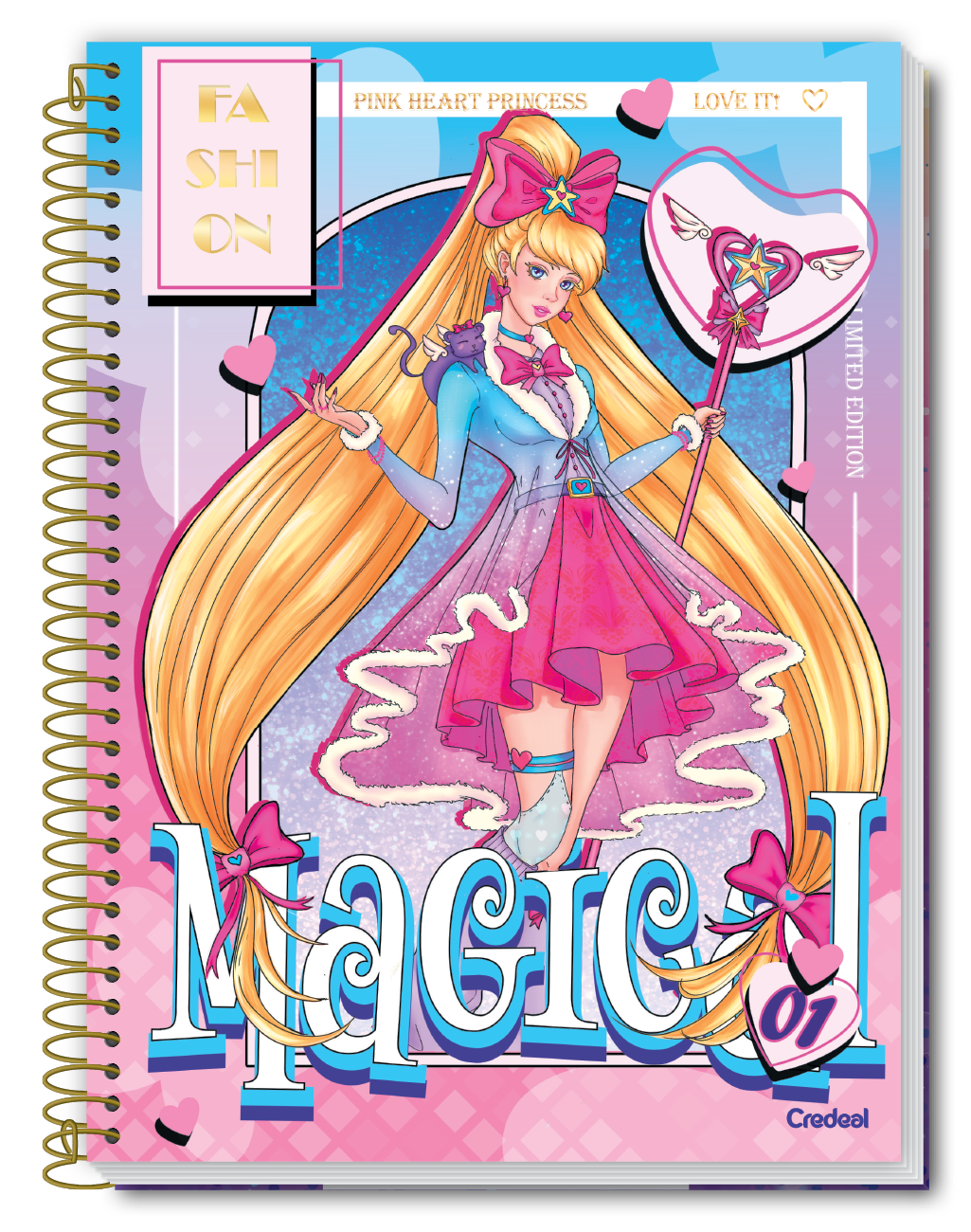 Princesa Fashion - Caderno Espiral