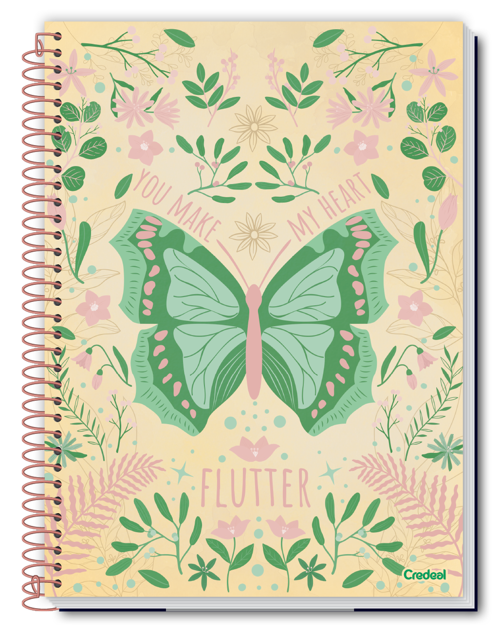 Purpurina - Caderno Espiral