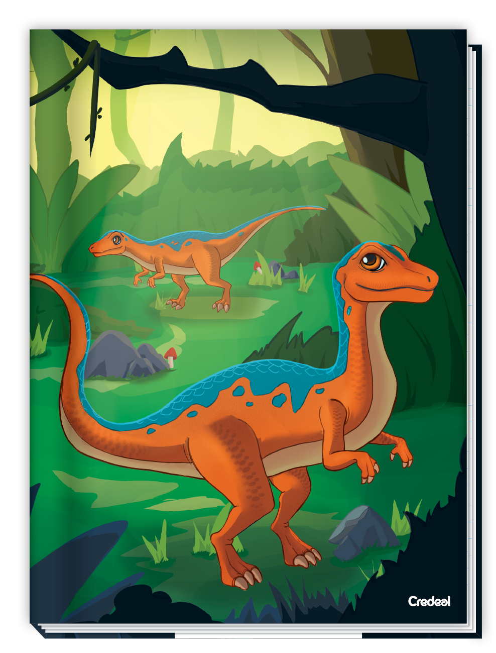 Super Dino - Caderno Costurado